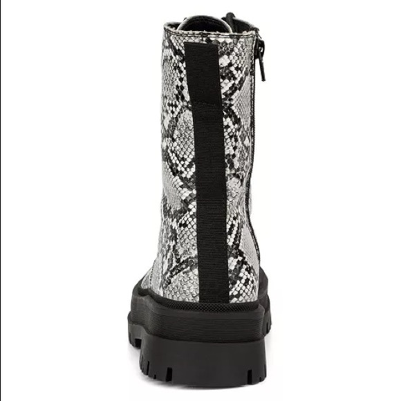 New York And Company Black White Callie Narrow Calf Boots - Picture 3 of 5